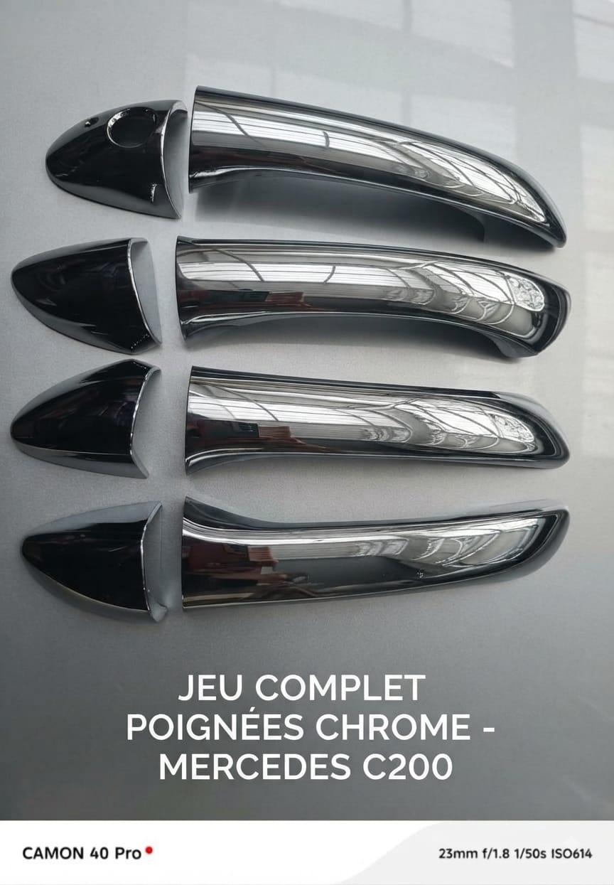 poignés chromé